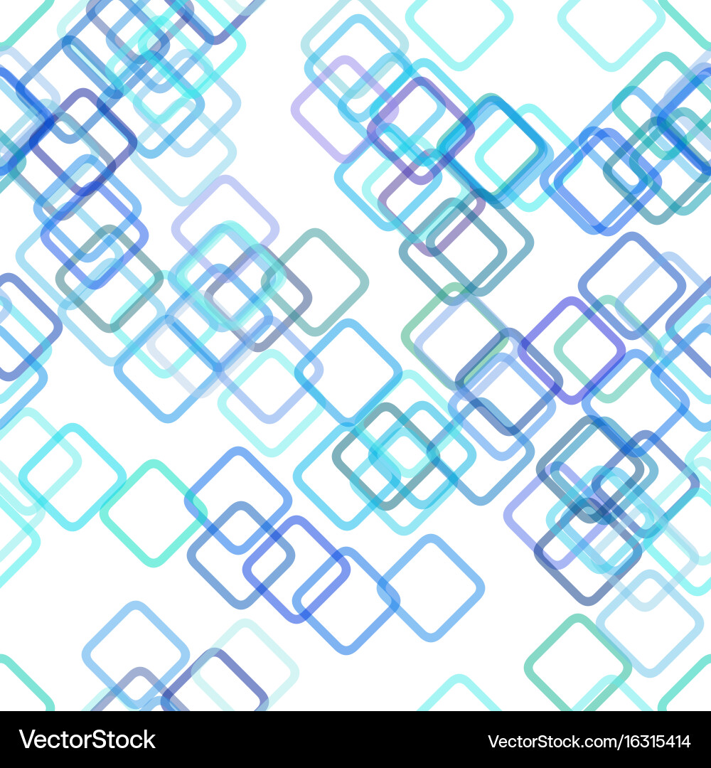 Geometric Square Pattern Background vector image