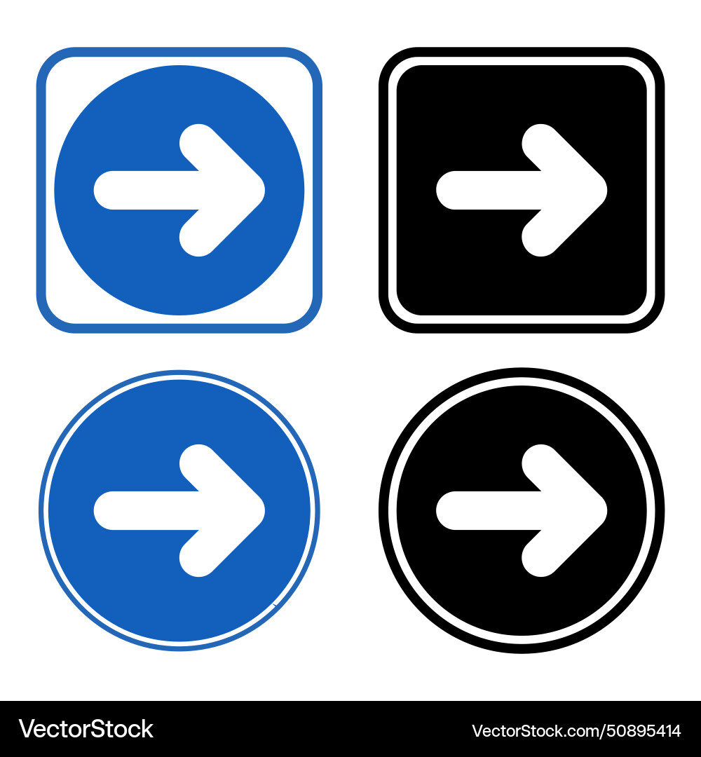 Guide signs set of iso prohibited actions Vector Image
