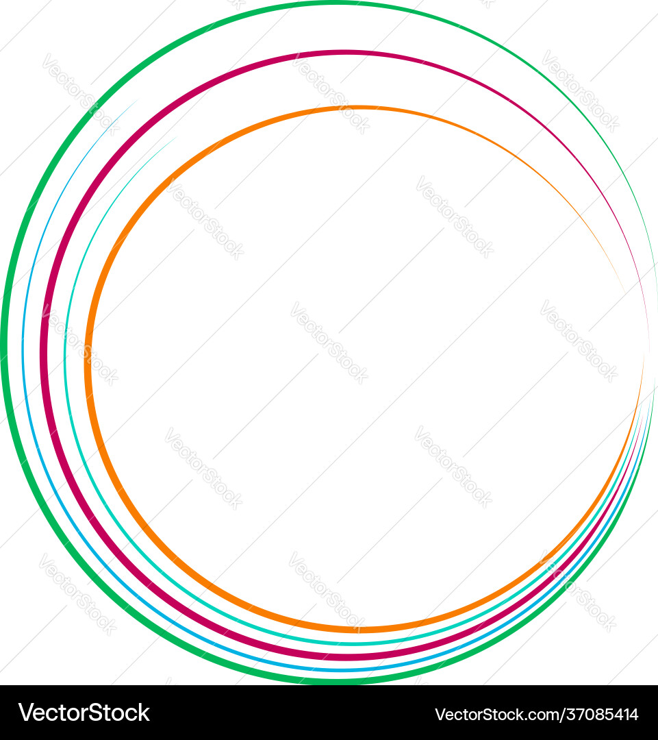 Radial abstract geometric circle design element Radial abstract geometric circle design element Vector Image