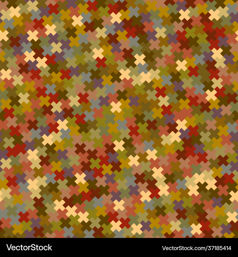 Seamless noise pattern multicolored pixel Vector Image