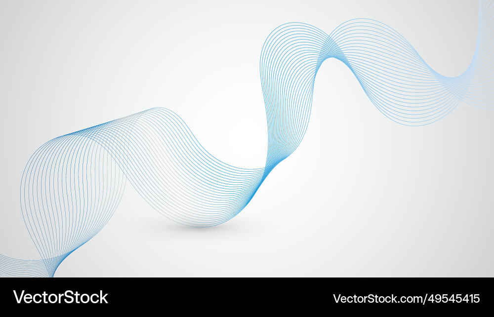 Abstract background with curved lines and waves Abstract background with curved lines and waves Vector Image
