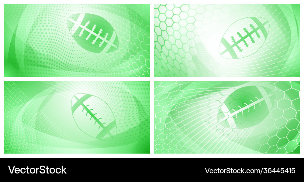 Abstract rugby backgrounds Vector Image