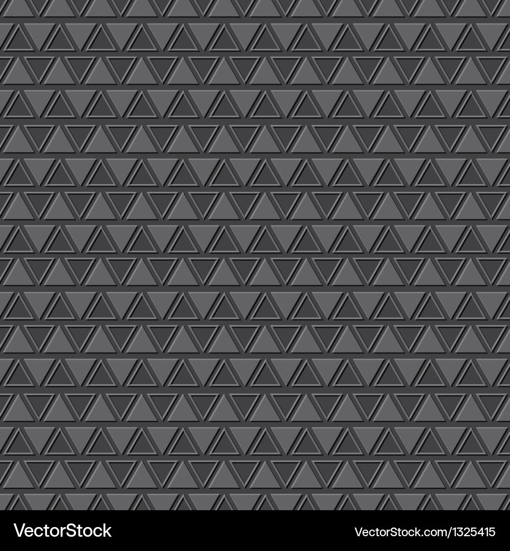 Geometric Embossed Triangle Pattern vector image