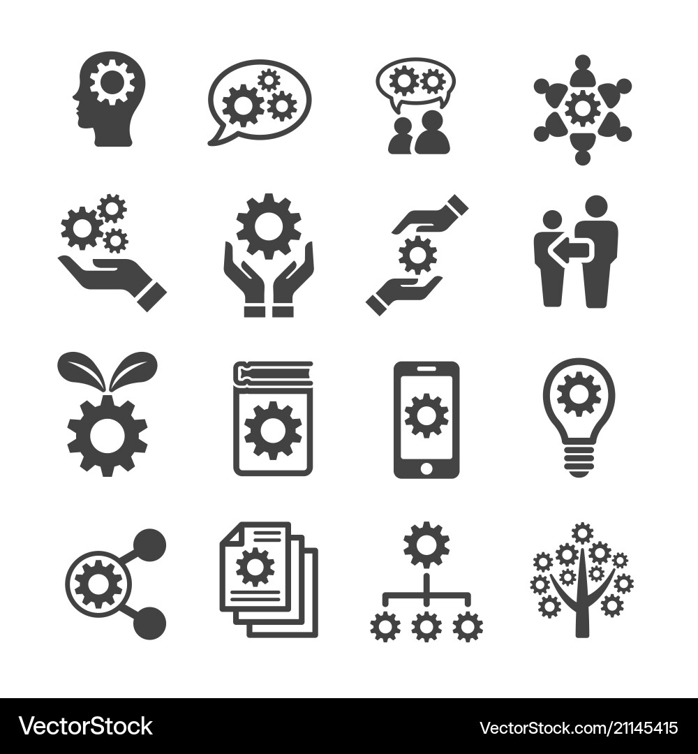 Knowledge icon Royalty Free Vector Image - VectorStock