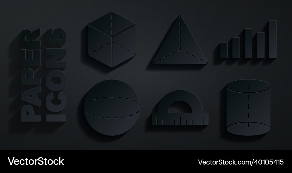 Set protractor graph schedule chart diagram Vector Image
