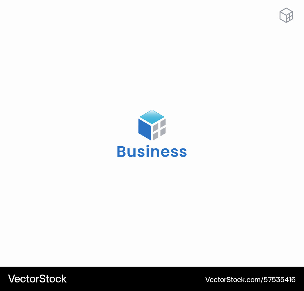 3d modern hexagonal window structure logo design 3d modern hexagonal window structure logo design Vector Image
