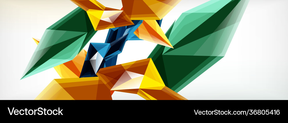 3d triangles and pyramids abstract 3d triangles and pyramids abstract vector image