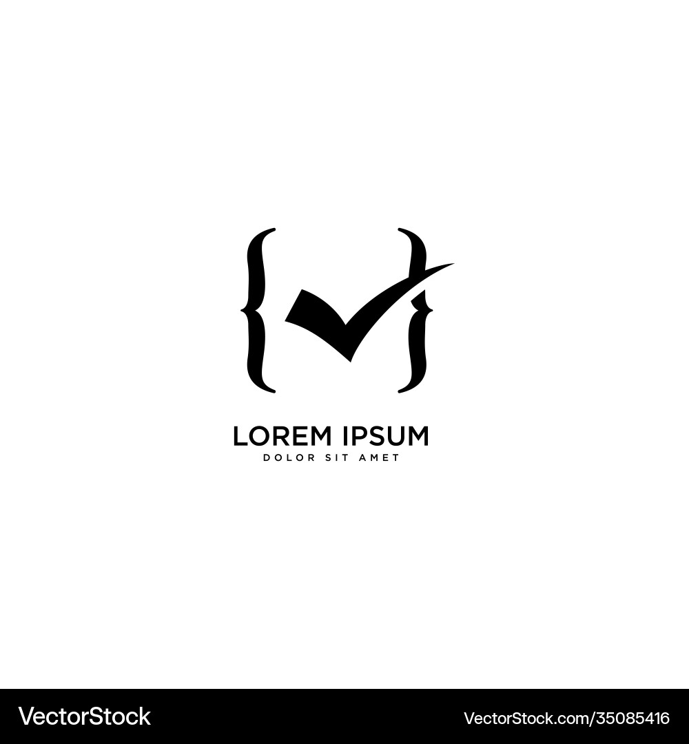 Code check design technology simple Code check design technology simple Vector Image