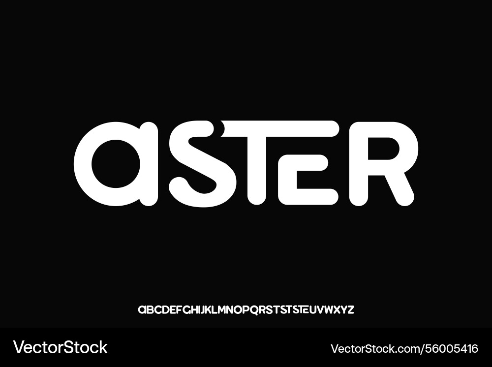 Display alphabet font design suitable Display alphabet font design suitable vector image