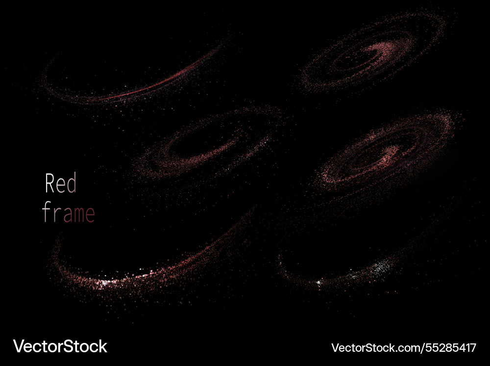 A separate design element copper set of curls A separate design element copper set of curls vector image