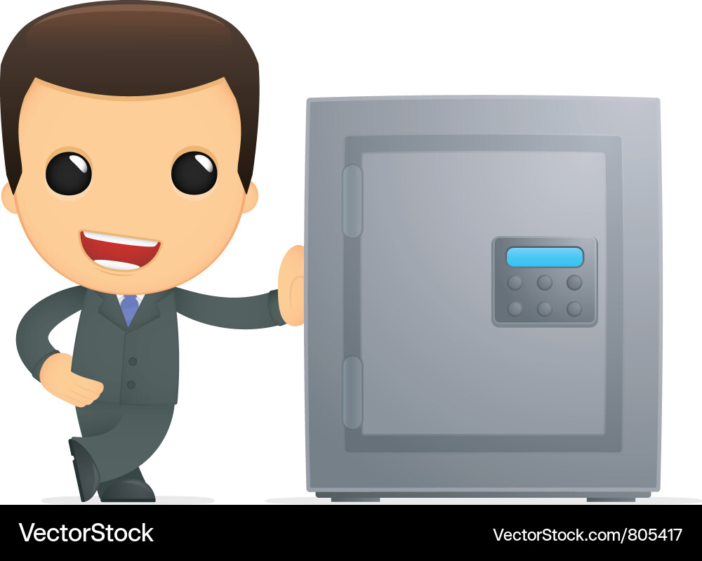 Cartoon Business Characters Vector Image