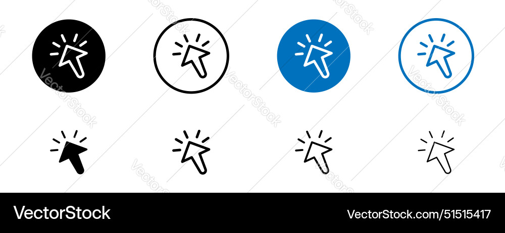 Cursor icon Royalty Free Vector Image - VectorStock