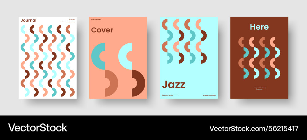 Modern banner layout abstract report design Modern banner layout abstract report design vector image