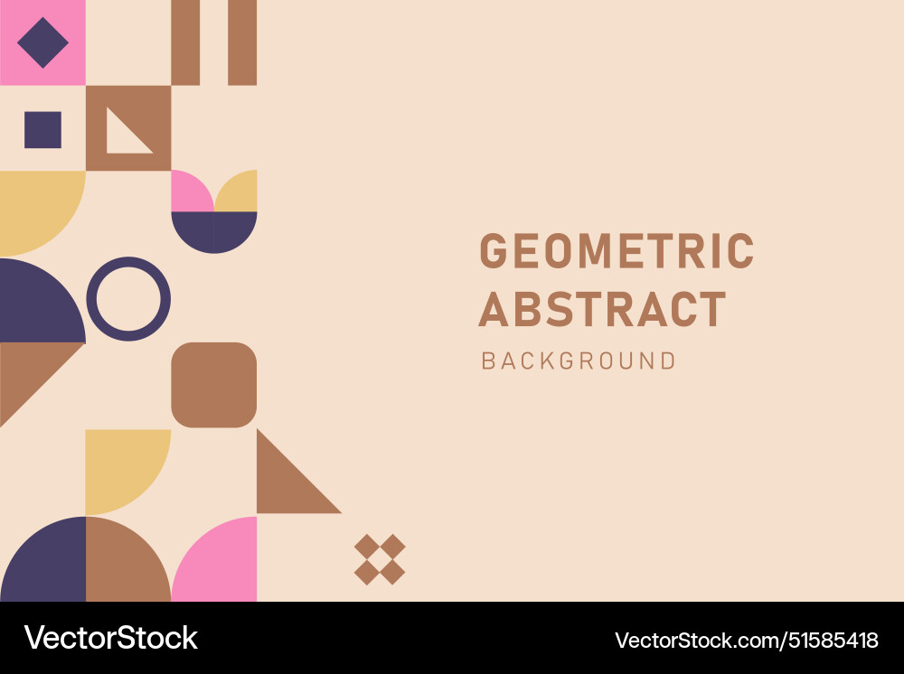 Abstract background with geometric shape texture vector image