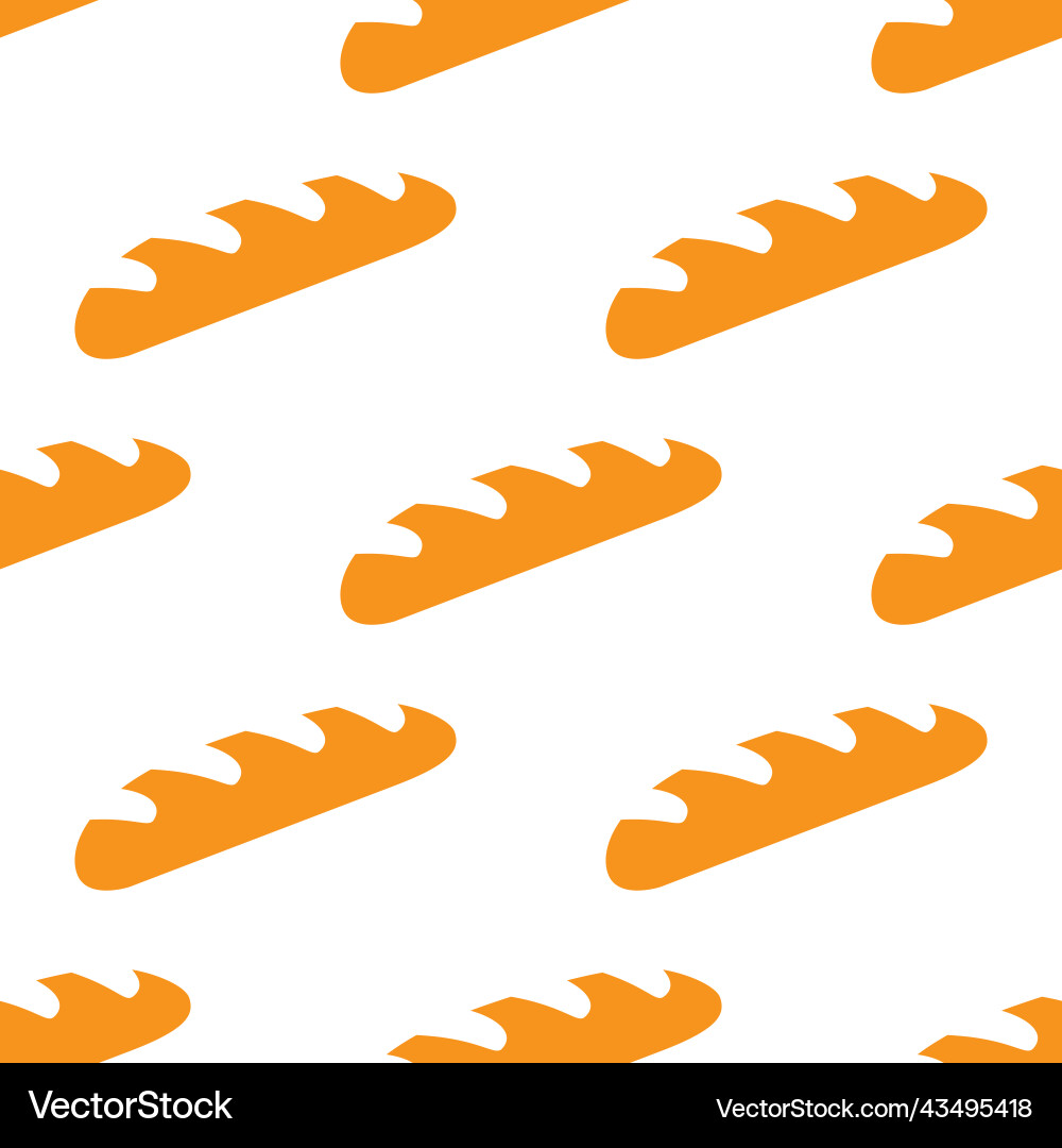 Bread seamless pattern for your background design Bread seamless pattern for your background design vector image