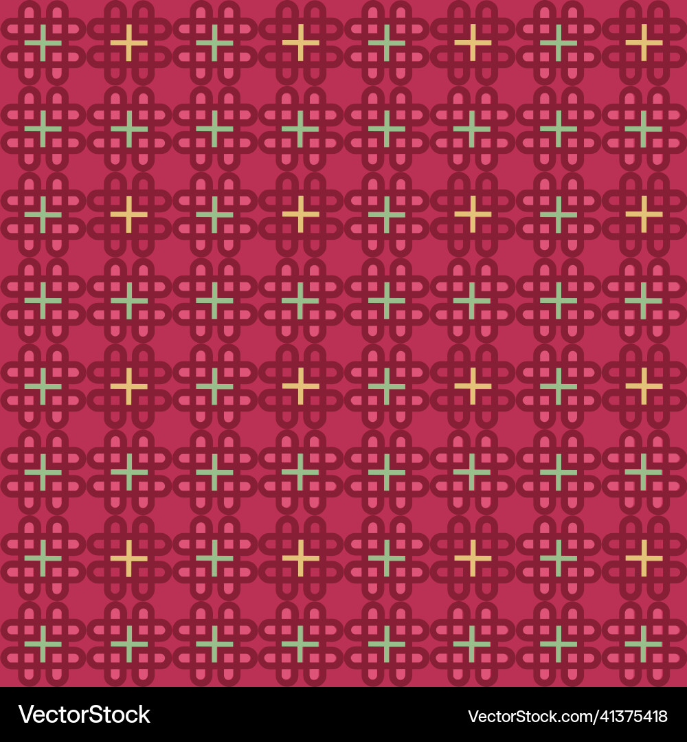 Celtic Knot Seamless Pattern Vector Image