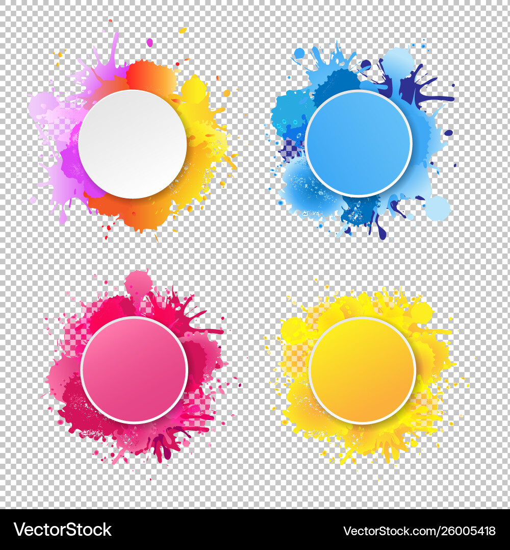 Colorful Blob Banner vector image