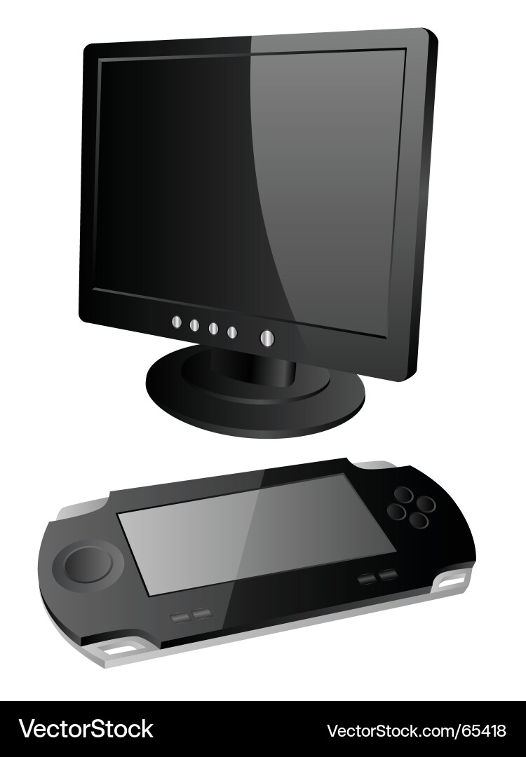Digital Displays & Tech vector image
