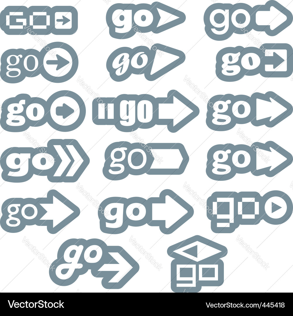 Go Forward Icon Vector Image