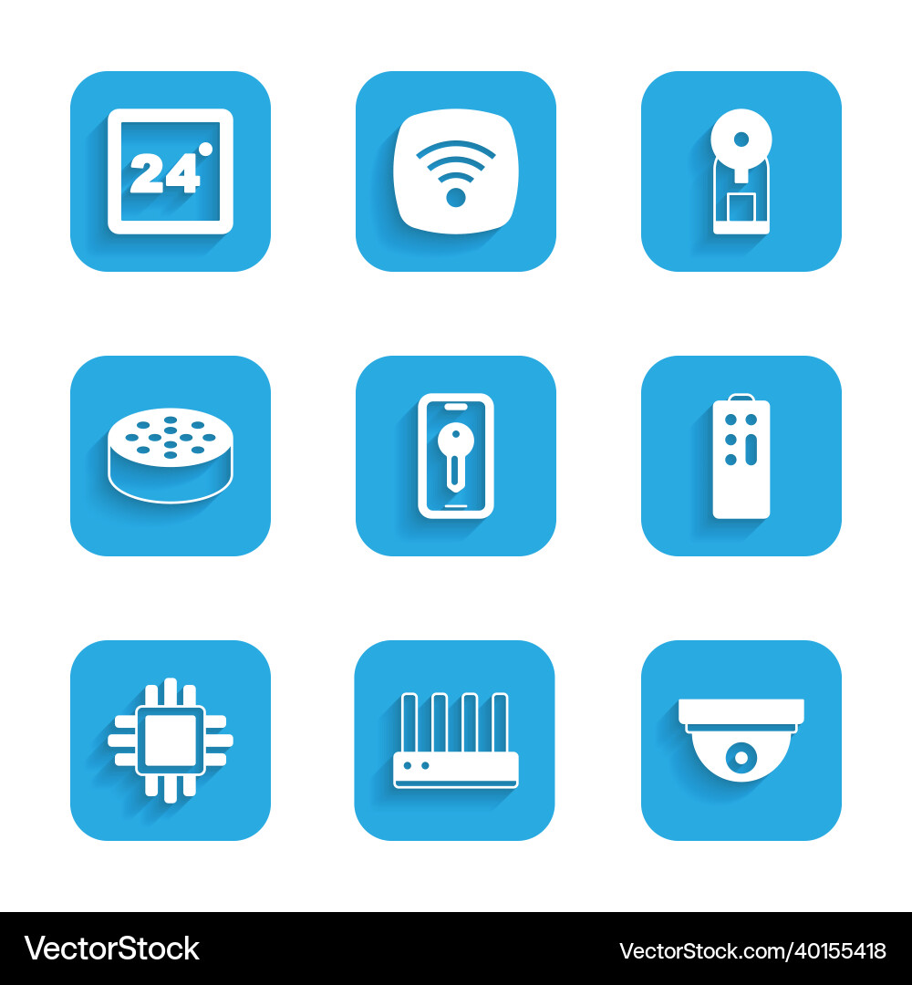 Set smart key router and wi-fi signal motion Set smart key router and wi-fi signal motion Vector Image