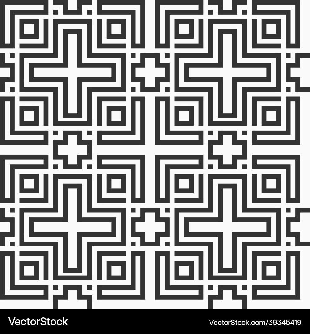 Abstract seamless pattern geometric background Vector Image
