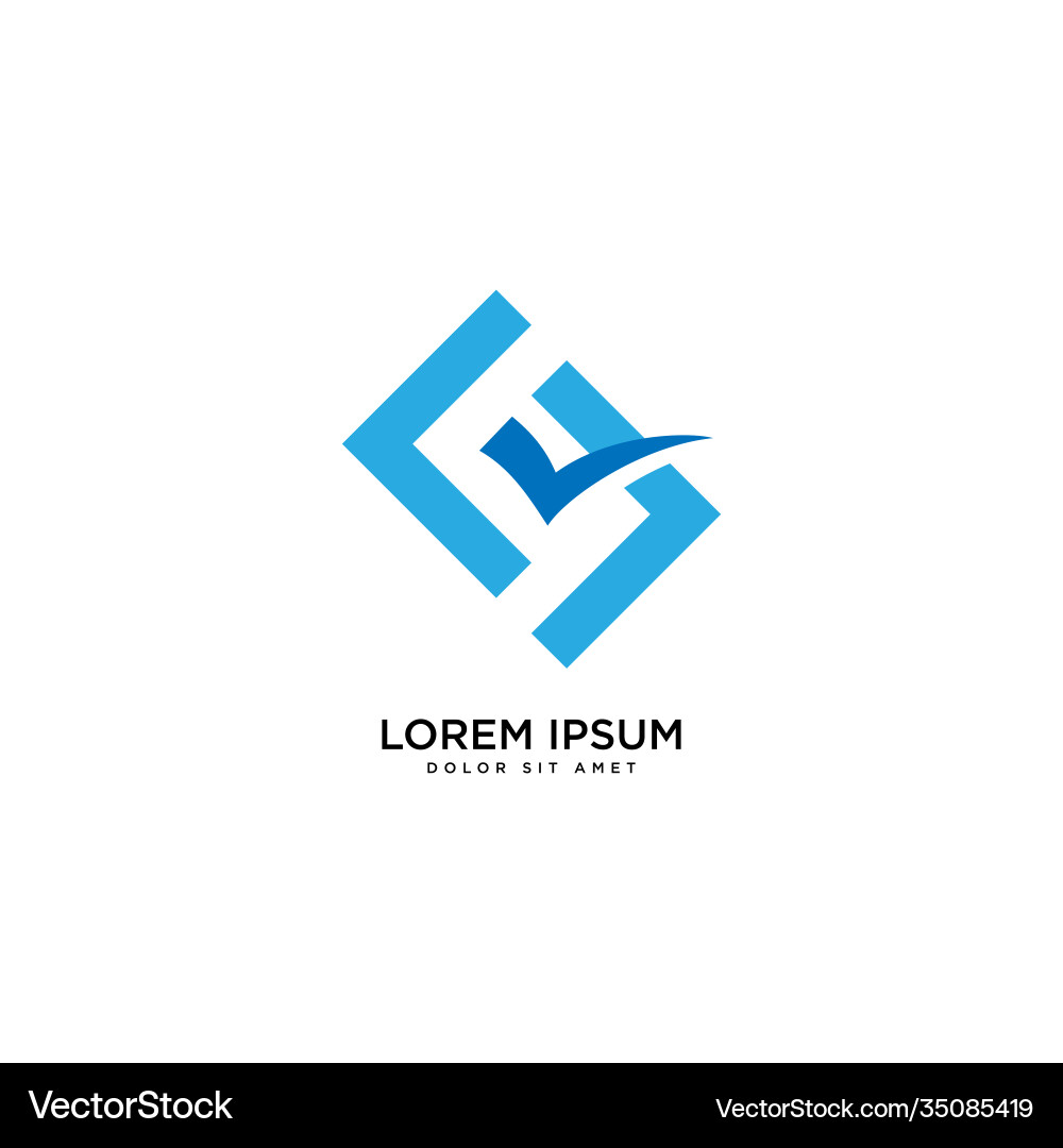 Code check design technology simple Code check design technology simple Vector Image