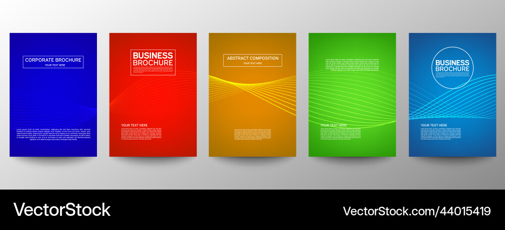 Cover geometric minimal set abstract line pattern Cover geometric minimal set abstract line pattern Vector Image