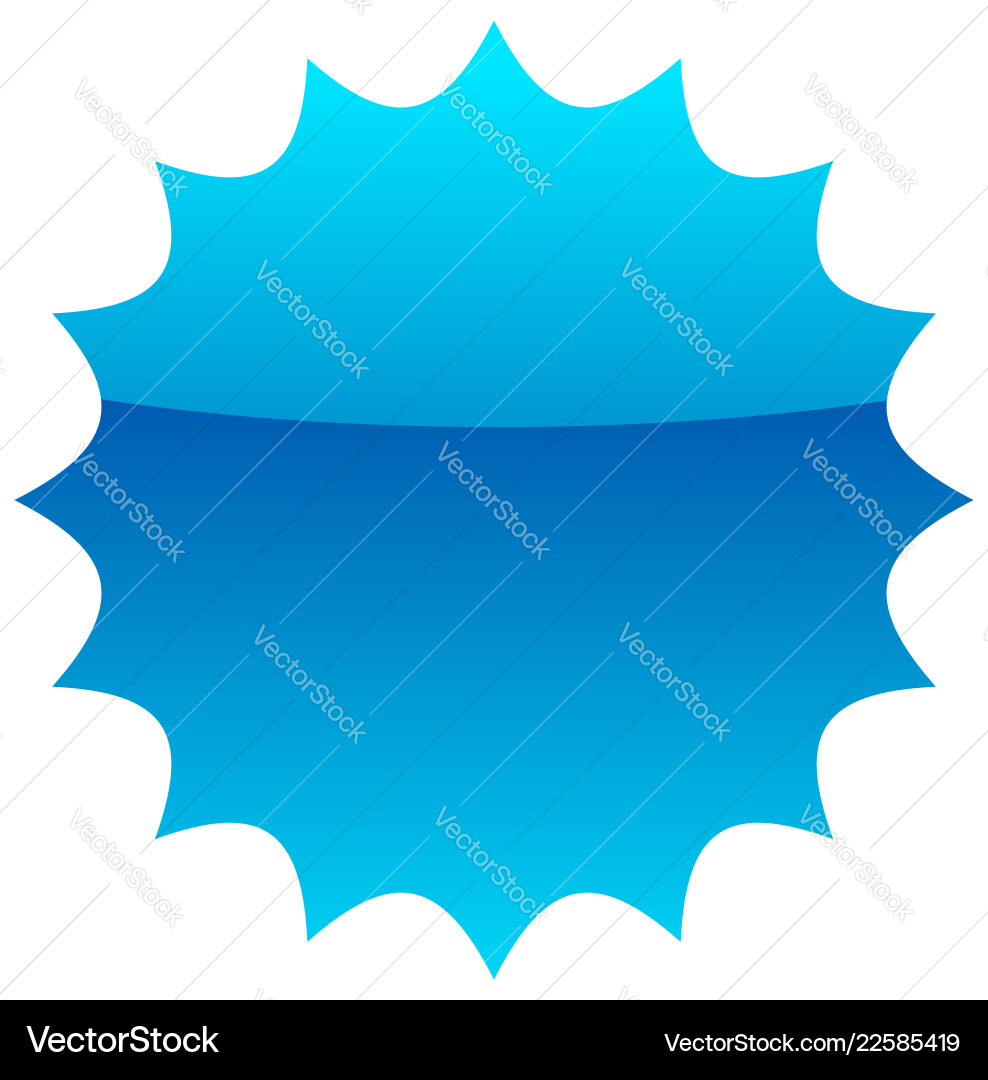 Empty badge price flash Vector Image