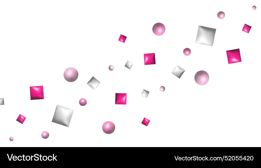 3d confetti firecracker ribbon paper element set 3d confetti firecracker ribbon paper element set Vector Image