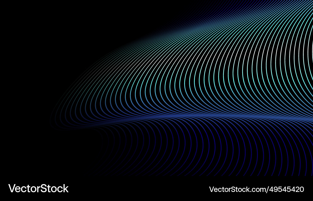 Abstract background with curved lines and waves Abstract background with curved lines and waves Vector Image