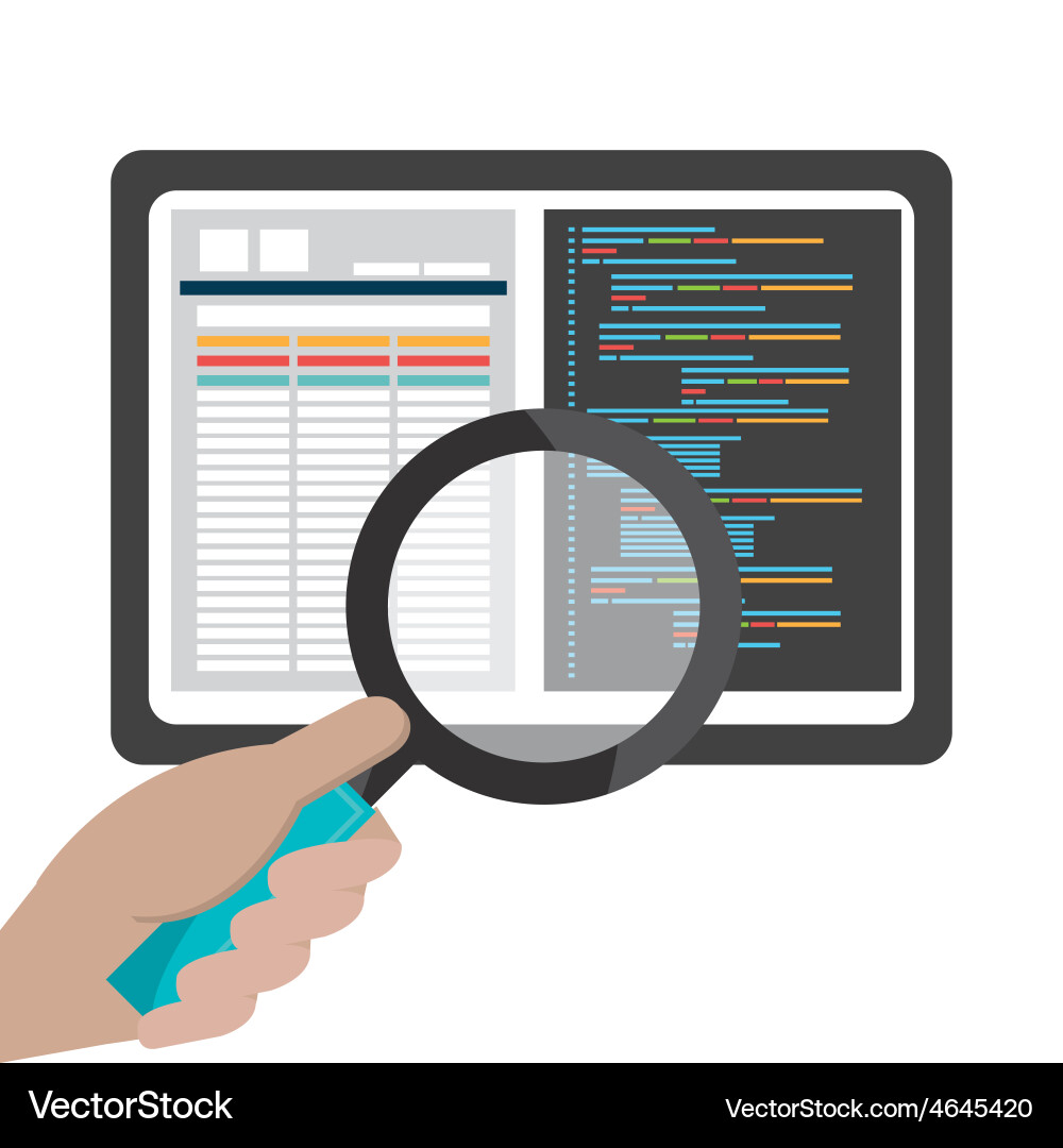 Software design Vector Image