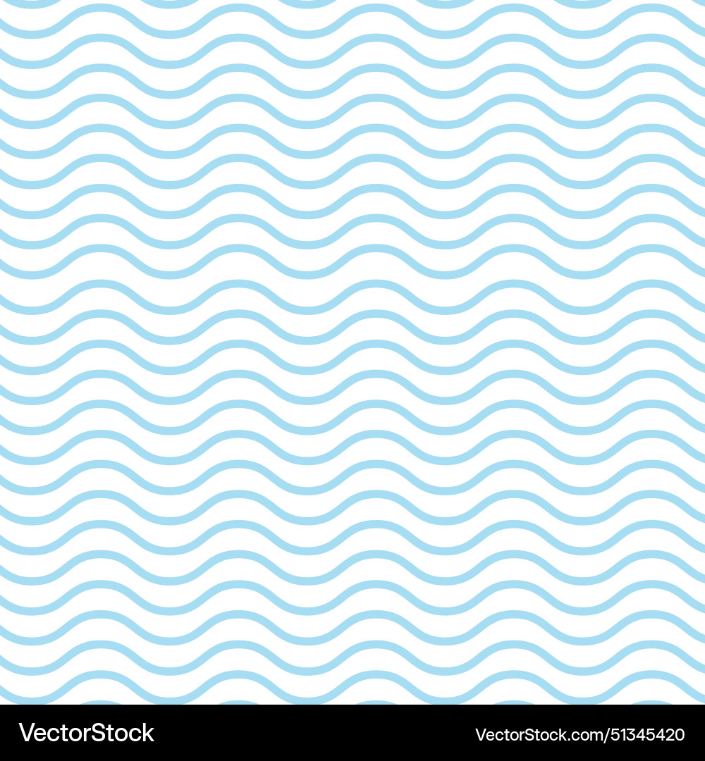 Waves seamless pattern design vector image