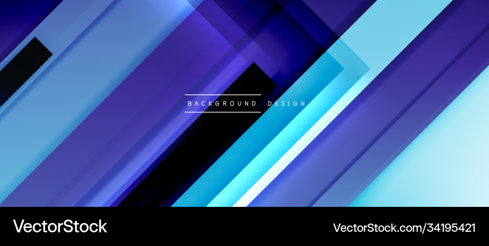 Dynamic lines on fluid color gradient trendy Vector Image