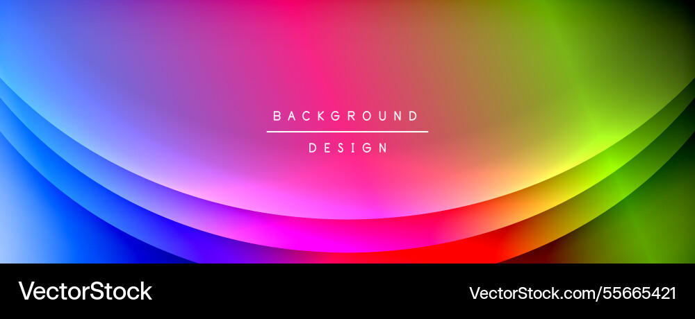 Gradient and shadow wave line geometric Vector Image
