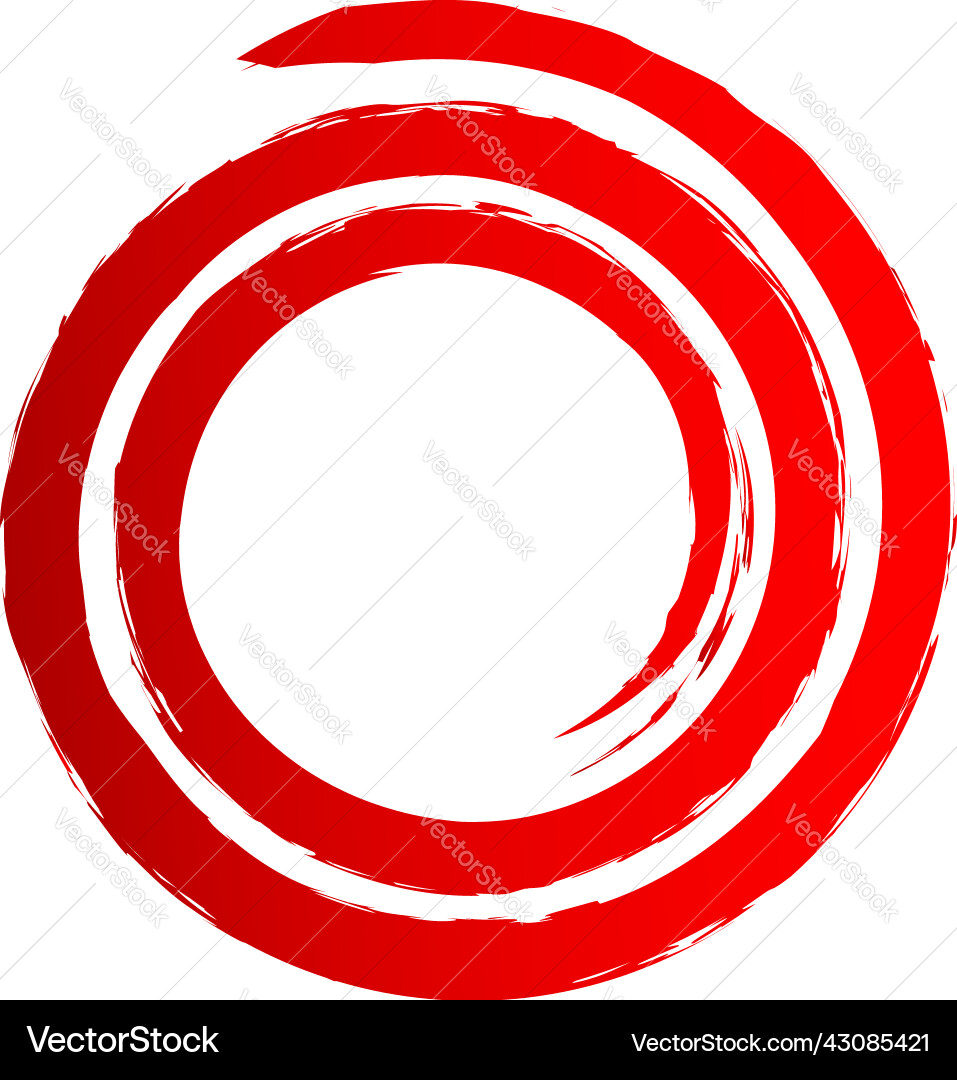 Grungy textured spiral design element Grungy textured spiral design element Vector Image
