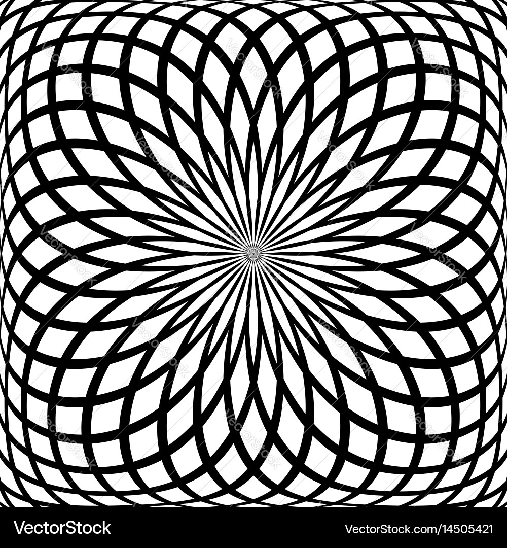 Intricate Rotation Swirl Pattern Vector Image