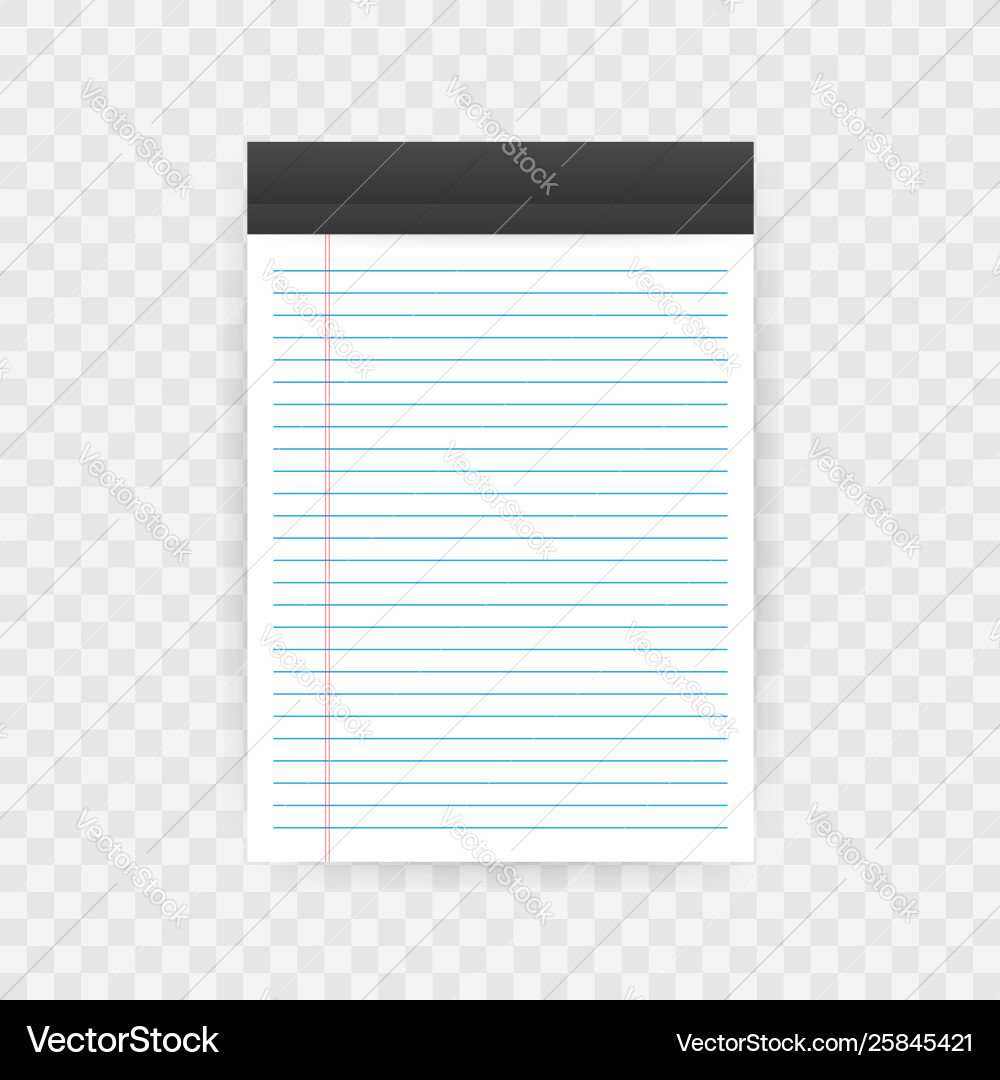 Notebook mockup with place for your image text Vector Image