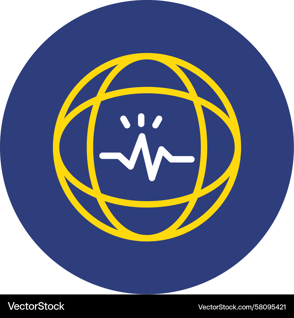 Swift Spark Circle Icon Vector Image