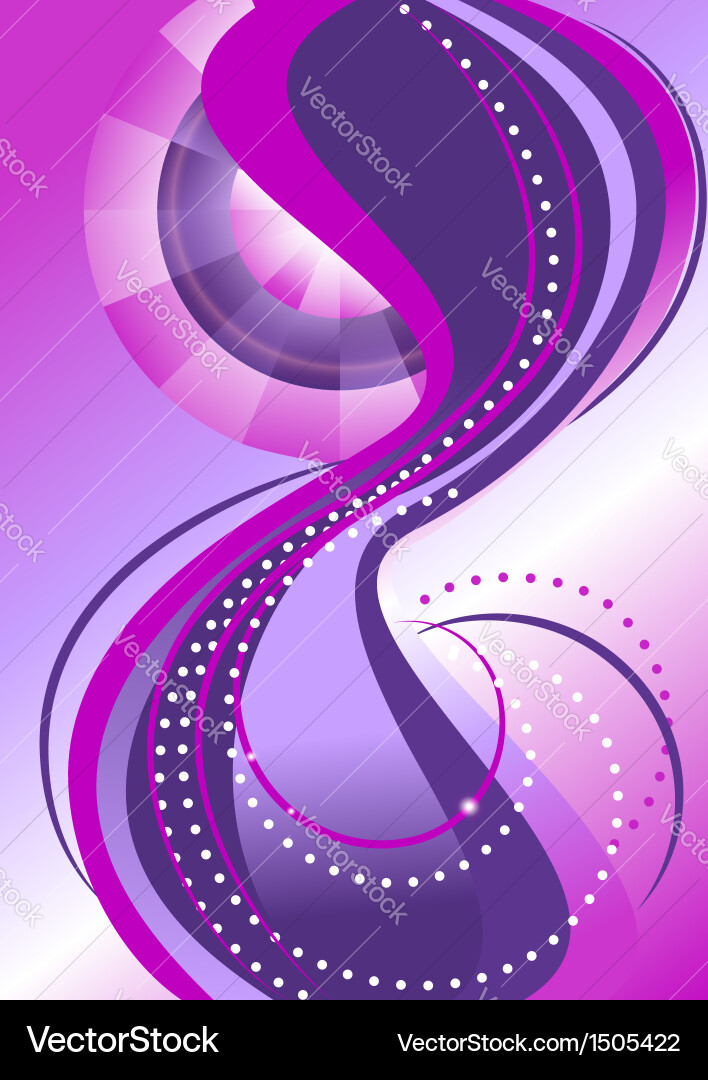 Abstract pattern bands of circles Vector Image