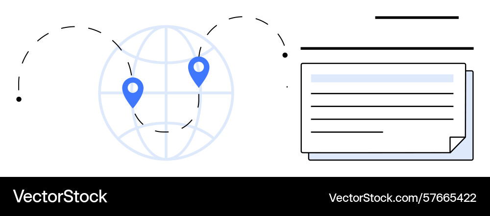 Global connection and data sharing concept Global connection and data sharing concept vector image