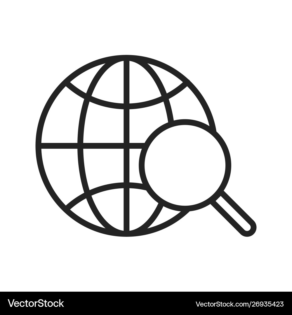 Data analysis web icons in line style graphs Vector Image