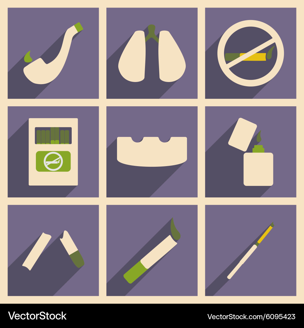 Flat with shadow concept and mobile application Vector Image