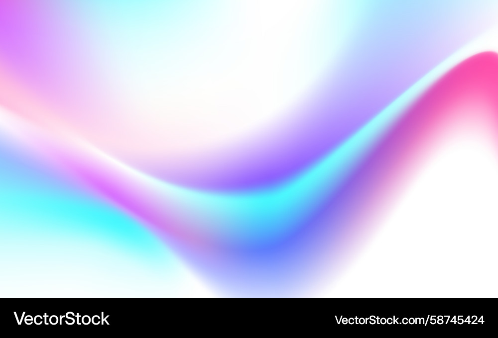 Abstract Colorful Gradient Background Vector Image