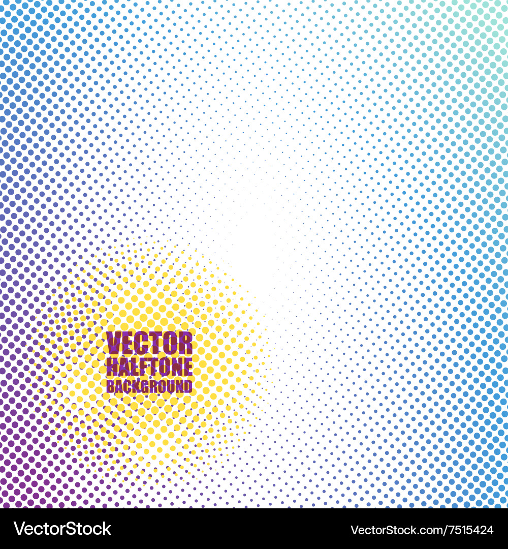Halftone Pattern Background Vector Image