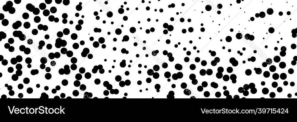 Halftone random circles dots pattern Halftone random circles dots pattern Vector Image