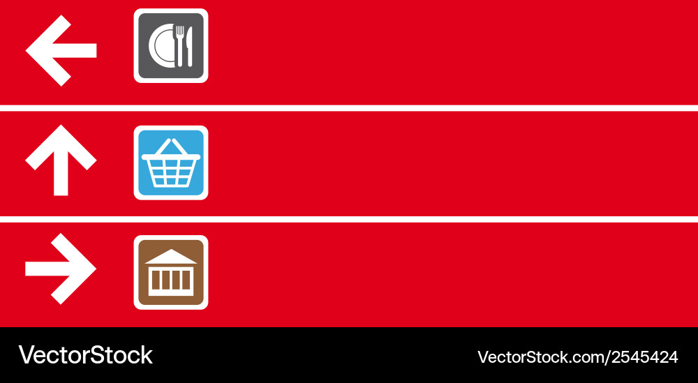 Navigation pointer Vector Image