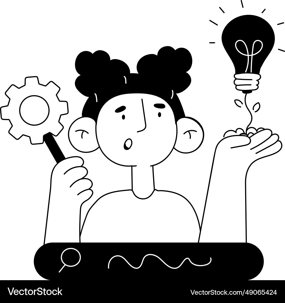 Optimization solution Vector Image