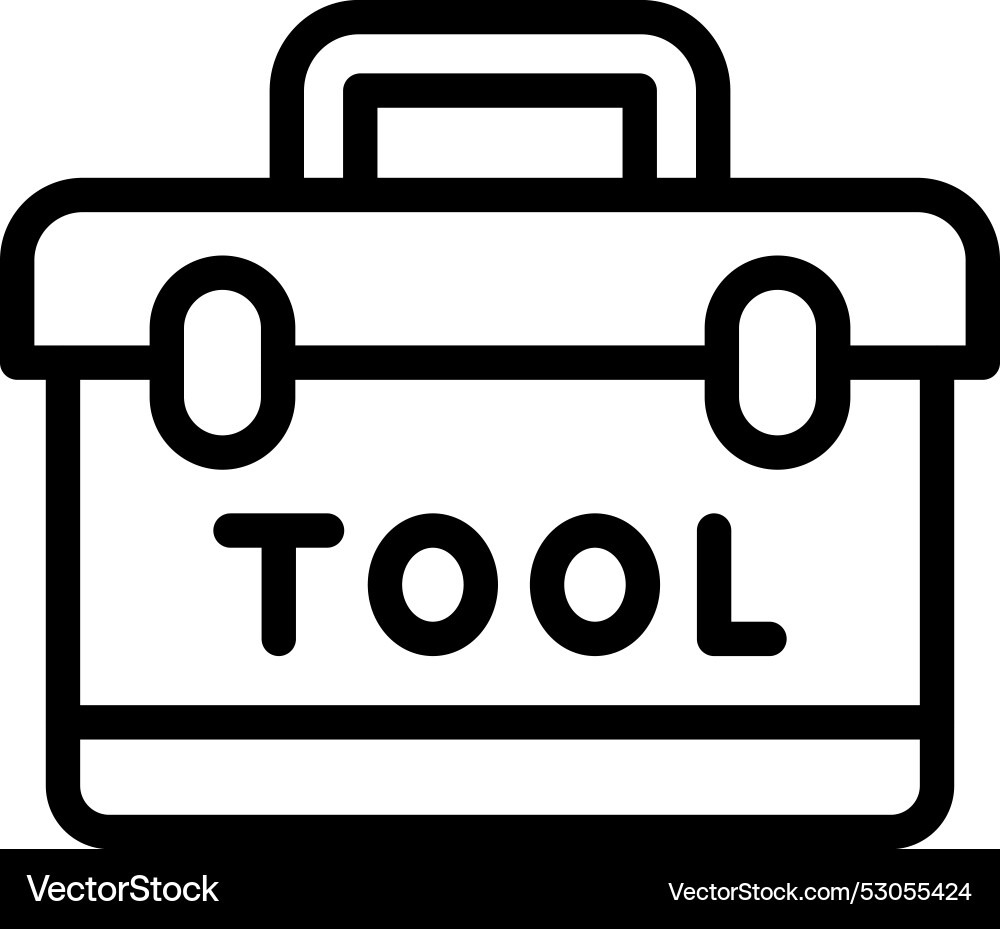 Toolbox icon design Vector Image