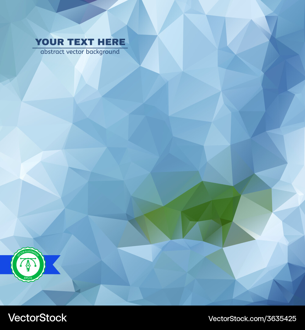 Abstract colorful triangles background Vector Image