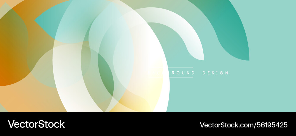 Abstract composition featuring overlapping Abstract composition featuring overlapping vector image